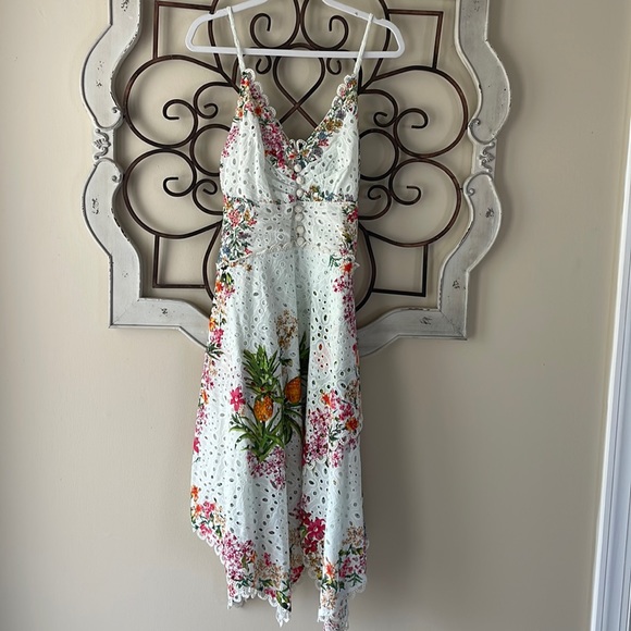 FARM Rio Dresses & Skirts - Farm Rio - Delicate forest scarves midi dress